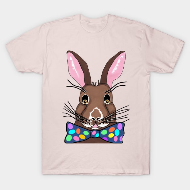 Chocolate Easter Bunny T-Shirt by SartorisArt1